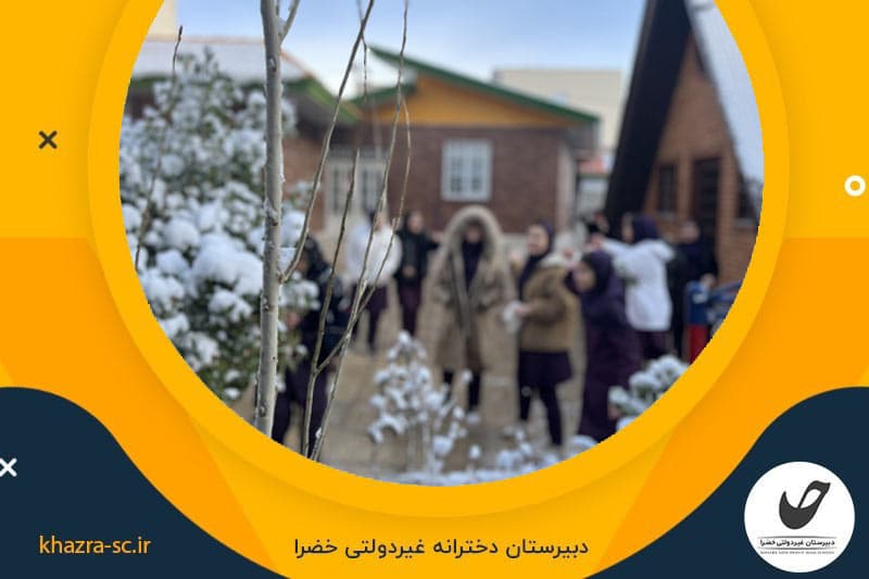 یه روز برفی زیبا اسفند ۱۴۰۳