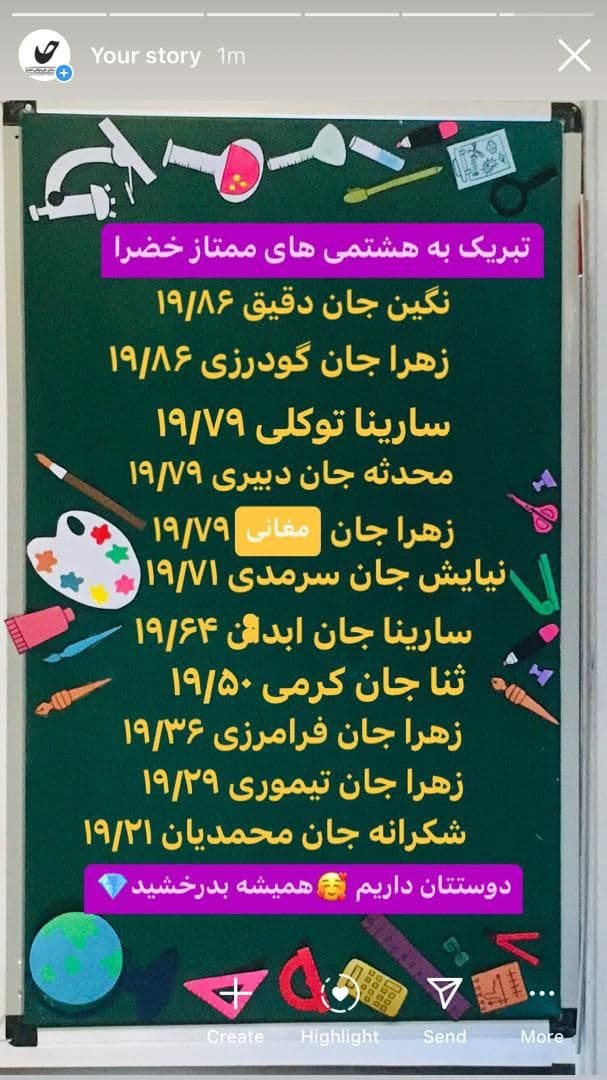 دانش آموزان برتر خضرا