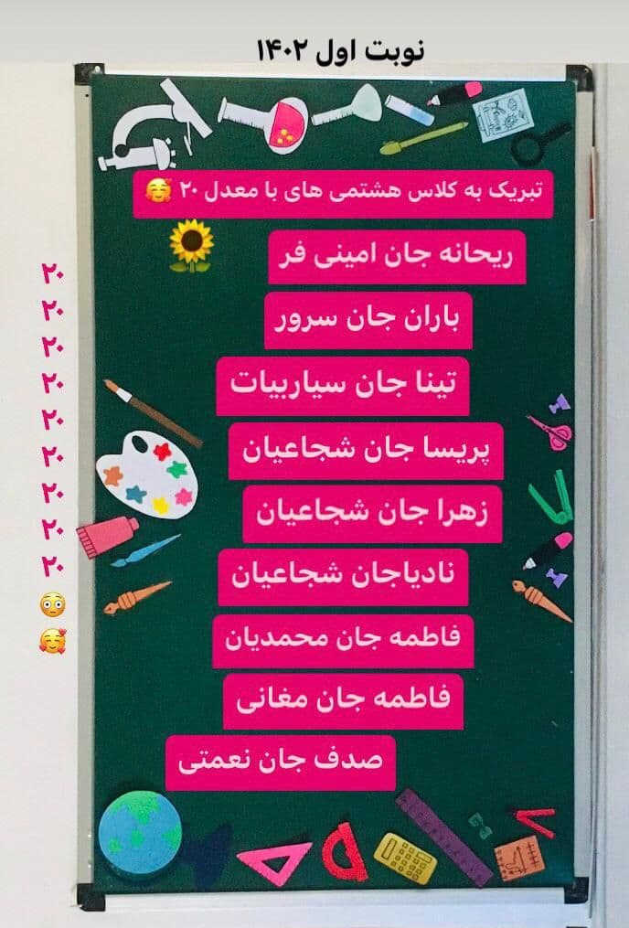 دانش آموزان ممتاز خضرا